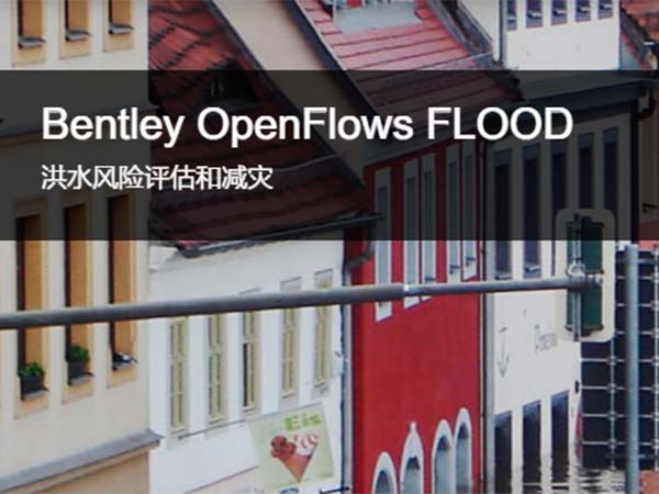 Bentley OpenFlows FLOOD 集成的洪水模擬軟件