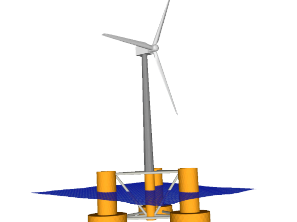 OpenWindPower Floating Platform海上漂浮式風機基礎分析和設計軟件