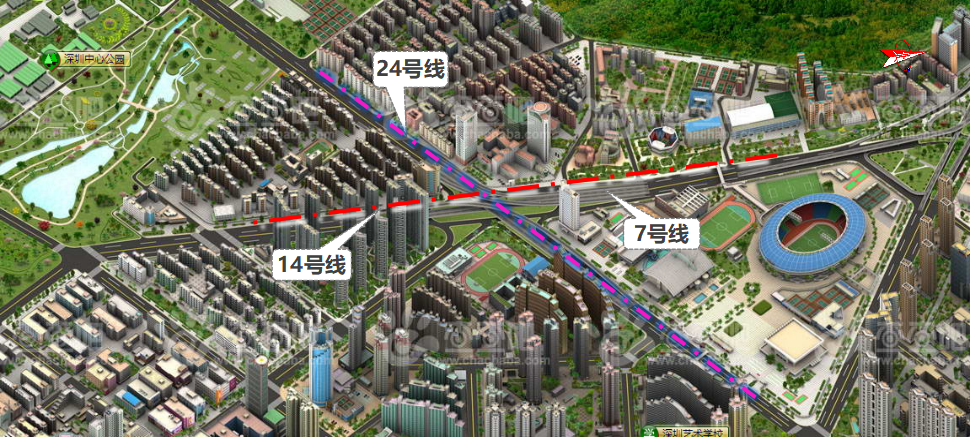 黃木崗綜合交通樞紐工程二工區項目